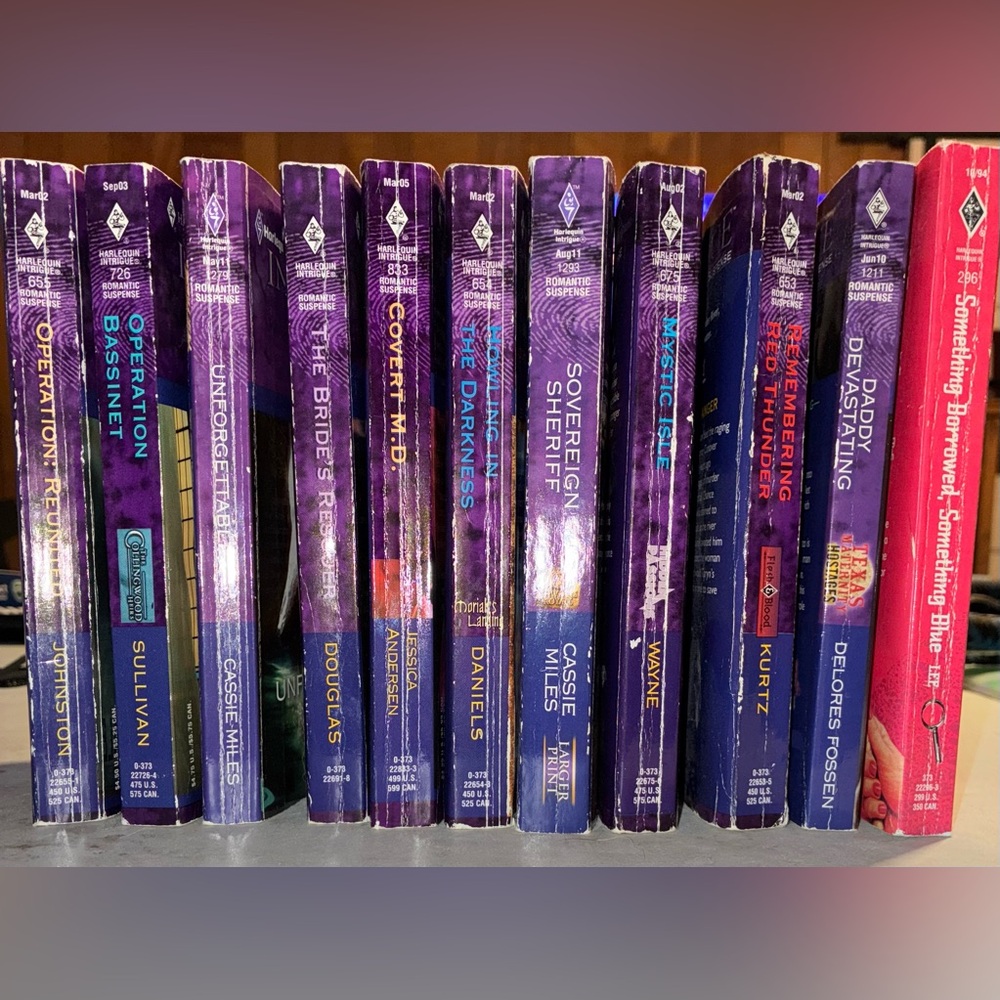 Harlequin Intrigue Romantic Suspense Collection Series-11 Books Total Bundle